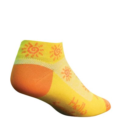 Pink/Yellow SM/MD SockGuy Classic Groovy Women's Sock 