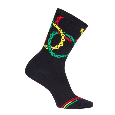 Chaussettes De Cyclisme SockGuy Connected - Taille S/M - Fabriquées Aux USA - Multico