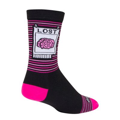 Calzini Da Ciclismo SockGuy Ride Merry – Lana, 6 Pollici, Taglia L/XL – Divertenti E Comodi